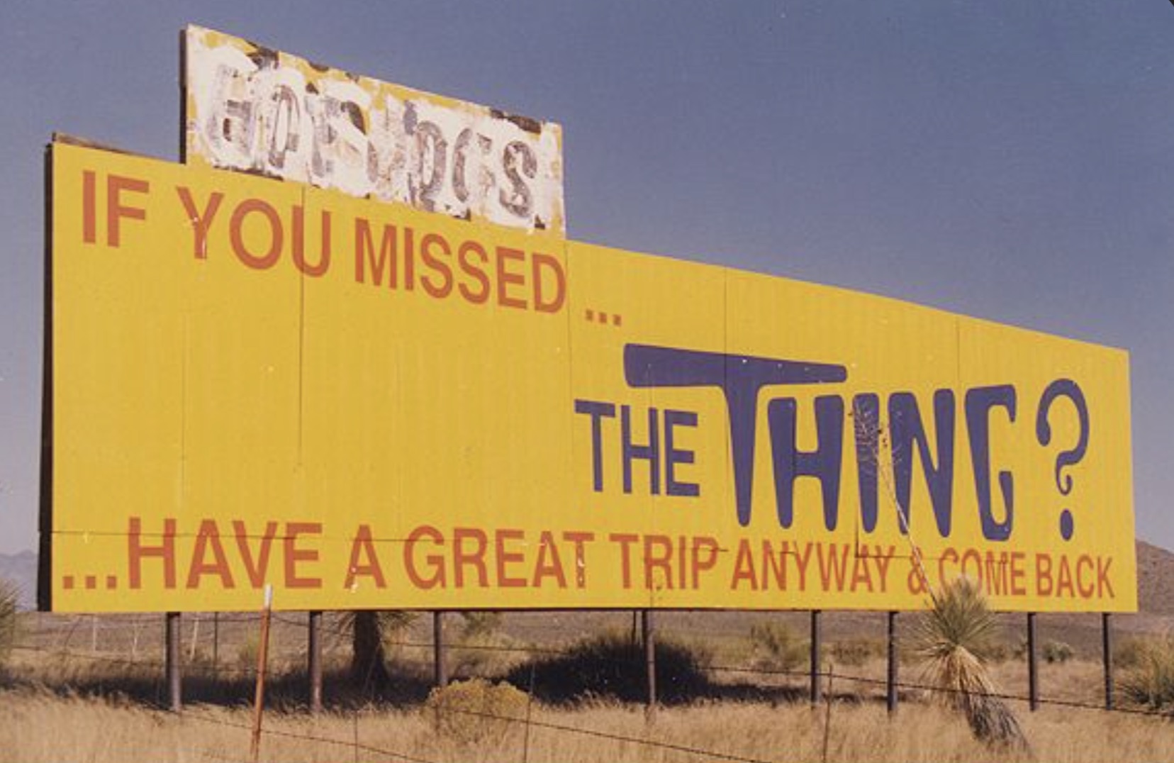 The Thing? billboard 